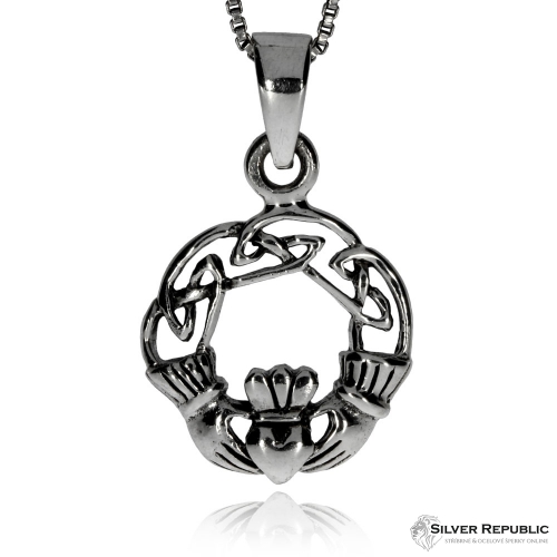 Stříbrný přívěsek - Kruhový amulet