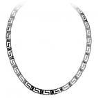 Stříbrný náhrdelník v řeckém motivu