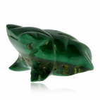 Malachitová figurka - žába