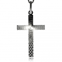 Stříbrný přívěsek - Motiv kříže