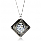Stříbrný náhrdelník Preciosa Precious Chrome 5116 40L - 45cm 