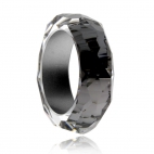 Skleněný prsten Preciosa Créativité Chrome S000 40
