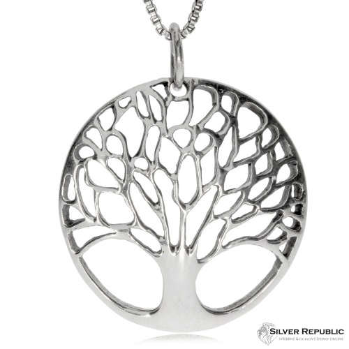 Stříbrný přívěsek - Strom života košatý