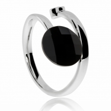 Stříbrný prsten Preciosa Dark Style Black 6863 20