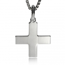 Stříbrný přívěsek - Tvar kříže