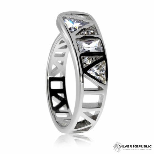 Stříbrný prsten Preciosa Gentle Inspiration 6035 00