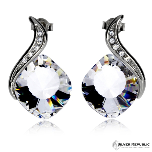 Sada stříbrných šperků Preciosa Butterfly Dream Crystal