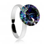 Stříbrný prsten Preciosa Starry Bermuda Blue 5174 46