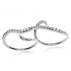 Stříbrný prsten Preciosa Delicate Perfection White 6049 00