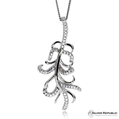 Stříbrný náhrdelník Preciosa Joy White 5188 00L - 45cm