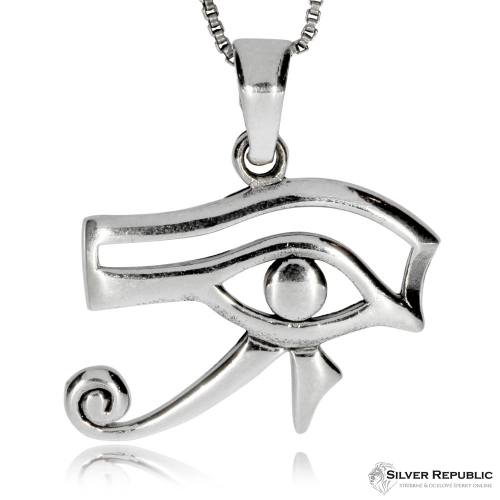 Stříbrný přívěsek - Amulet Horovo oko