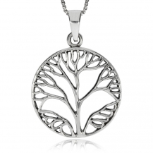 Stříbrný přívěsek - Strom života v kruhu
