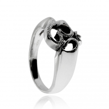 Stříbrný prsten se symbolem Óm