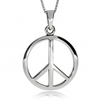 Stříbrný přívěsek - Symbol  Peace