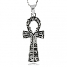 Stříbrný přívěsek - Egyptský kříž, ankh